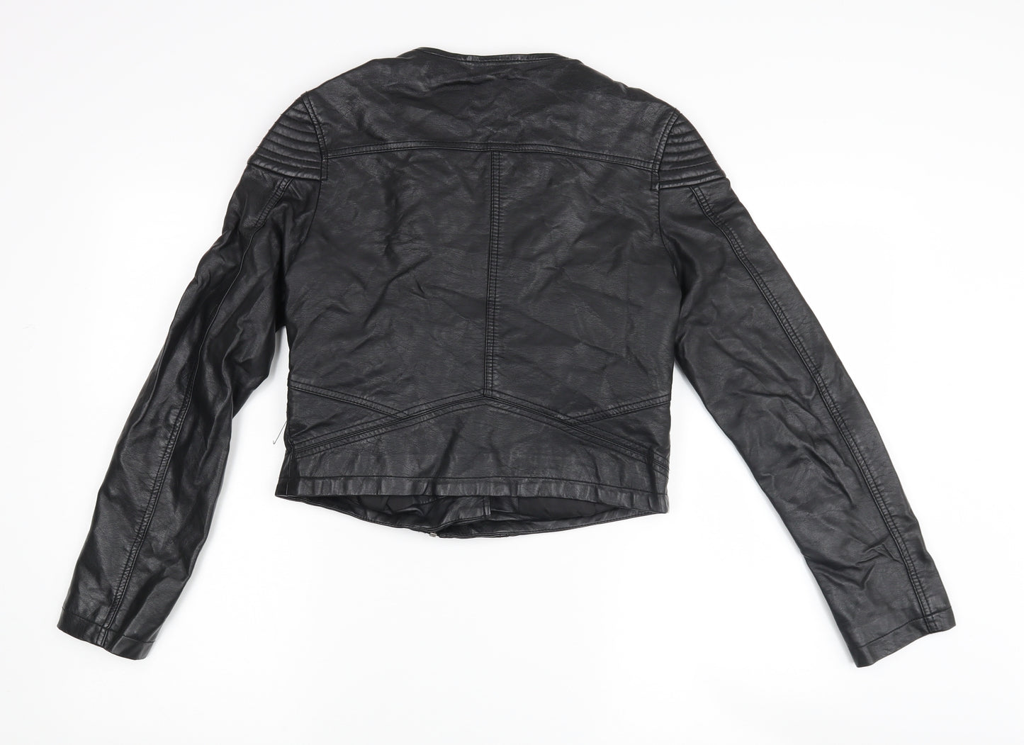 Atmosphere Womens Black   Biker Coatigan Size 6
