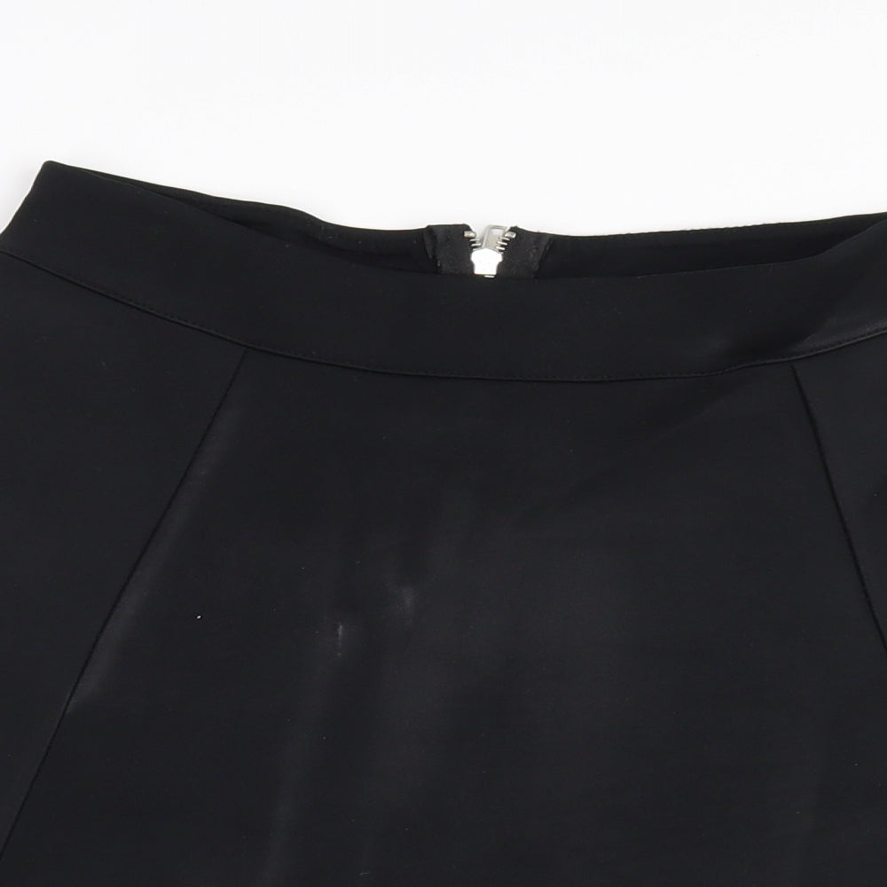 River Island Womens Black   Skater Skirt Size 12