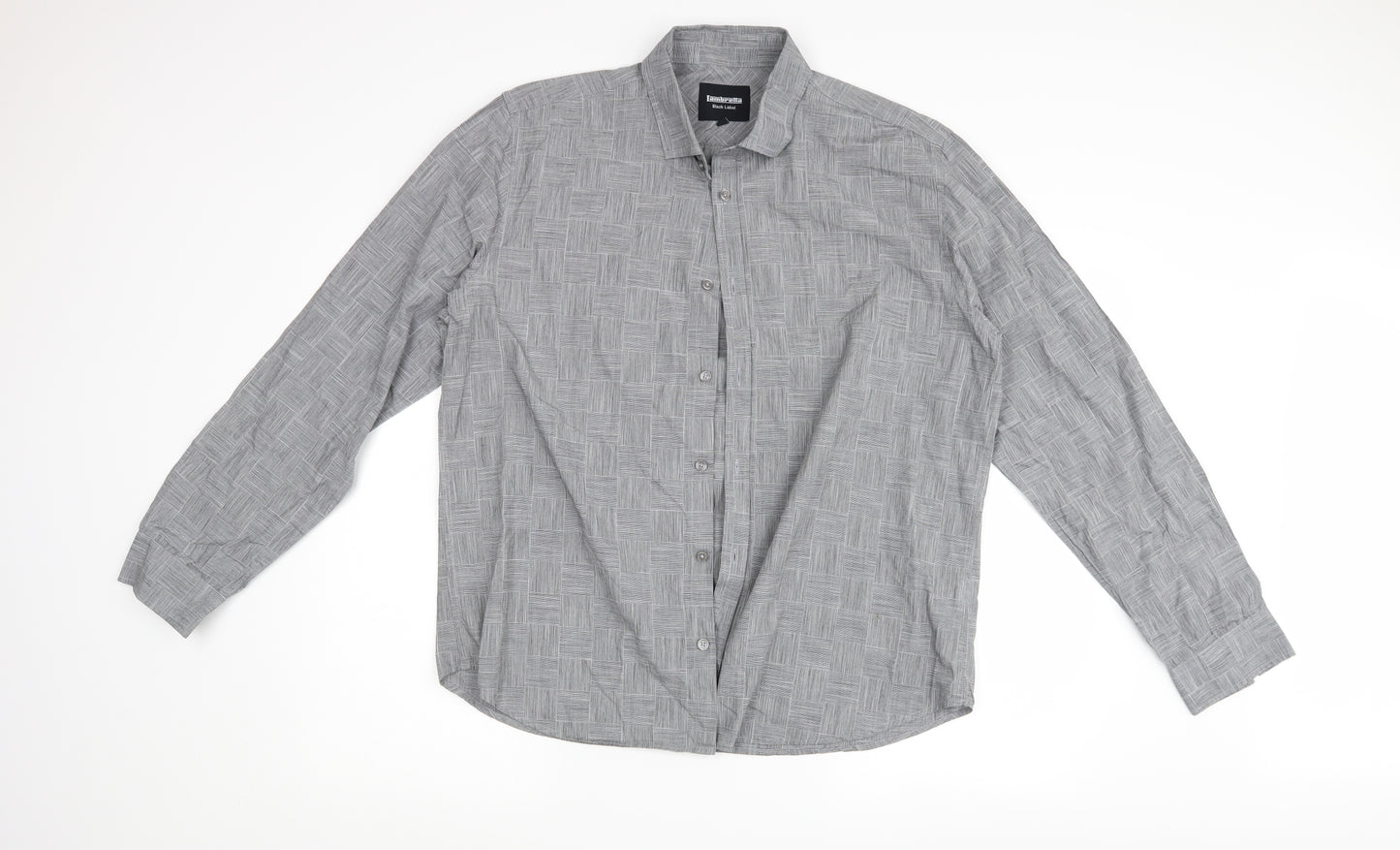 Iambretta Mens Green    Button-Up Size XL