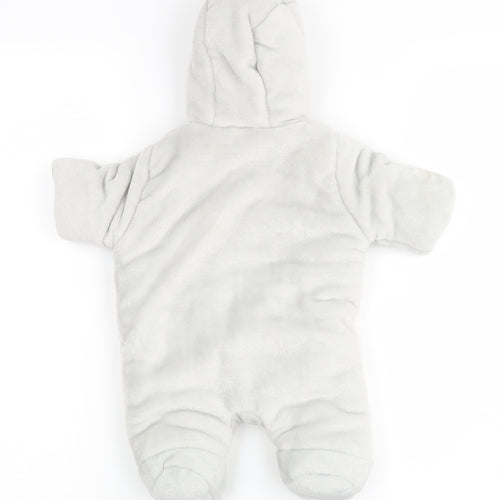 F&F Baby Grey   Jacket Snowsuit Size Newborn
