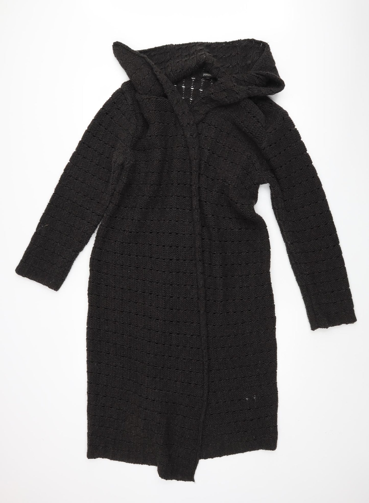 Pomodoro Womens Black   Cardigan Jumper Size 18