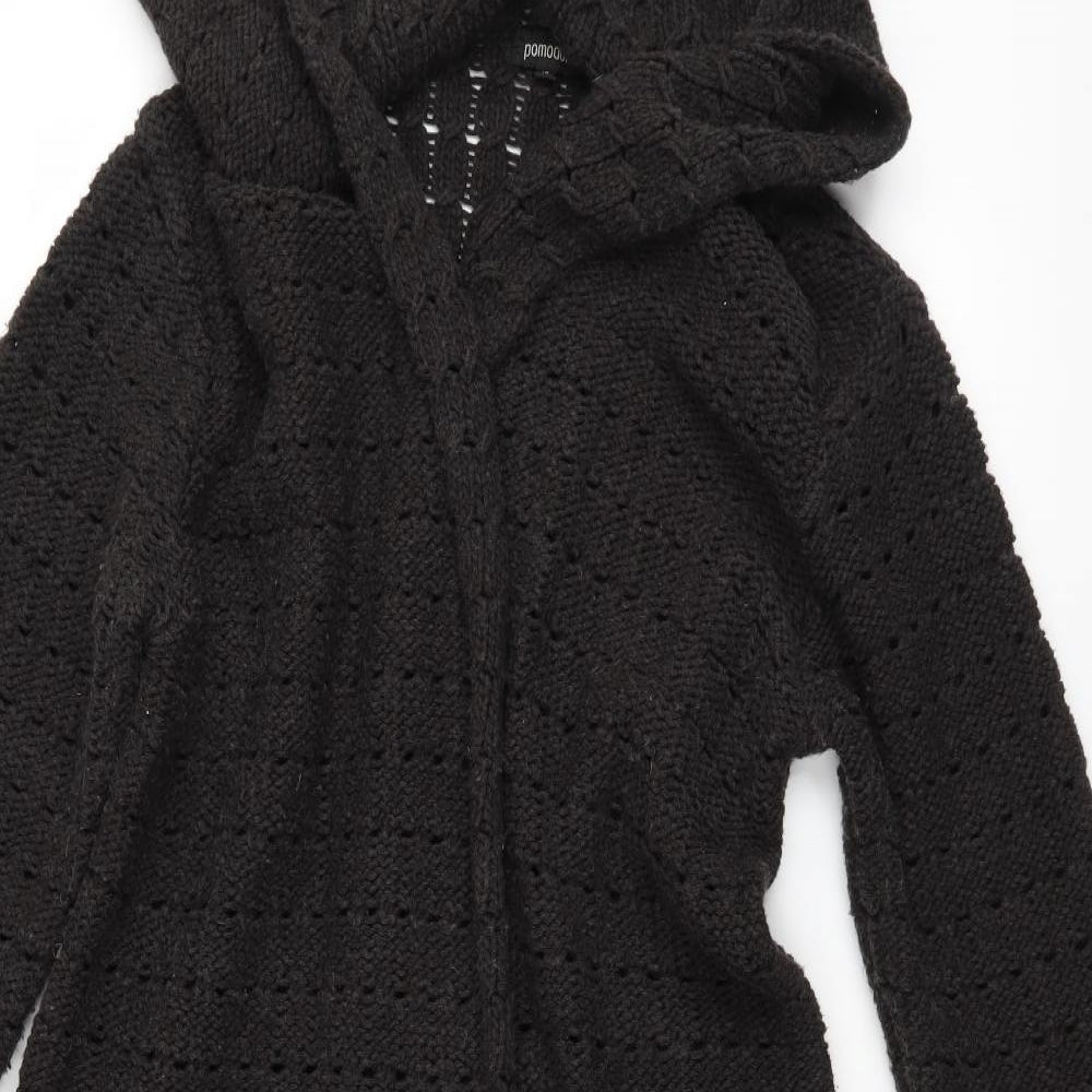 Pomodoro Womens Black   Cardigan Jumper Size 18