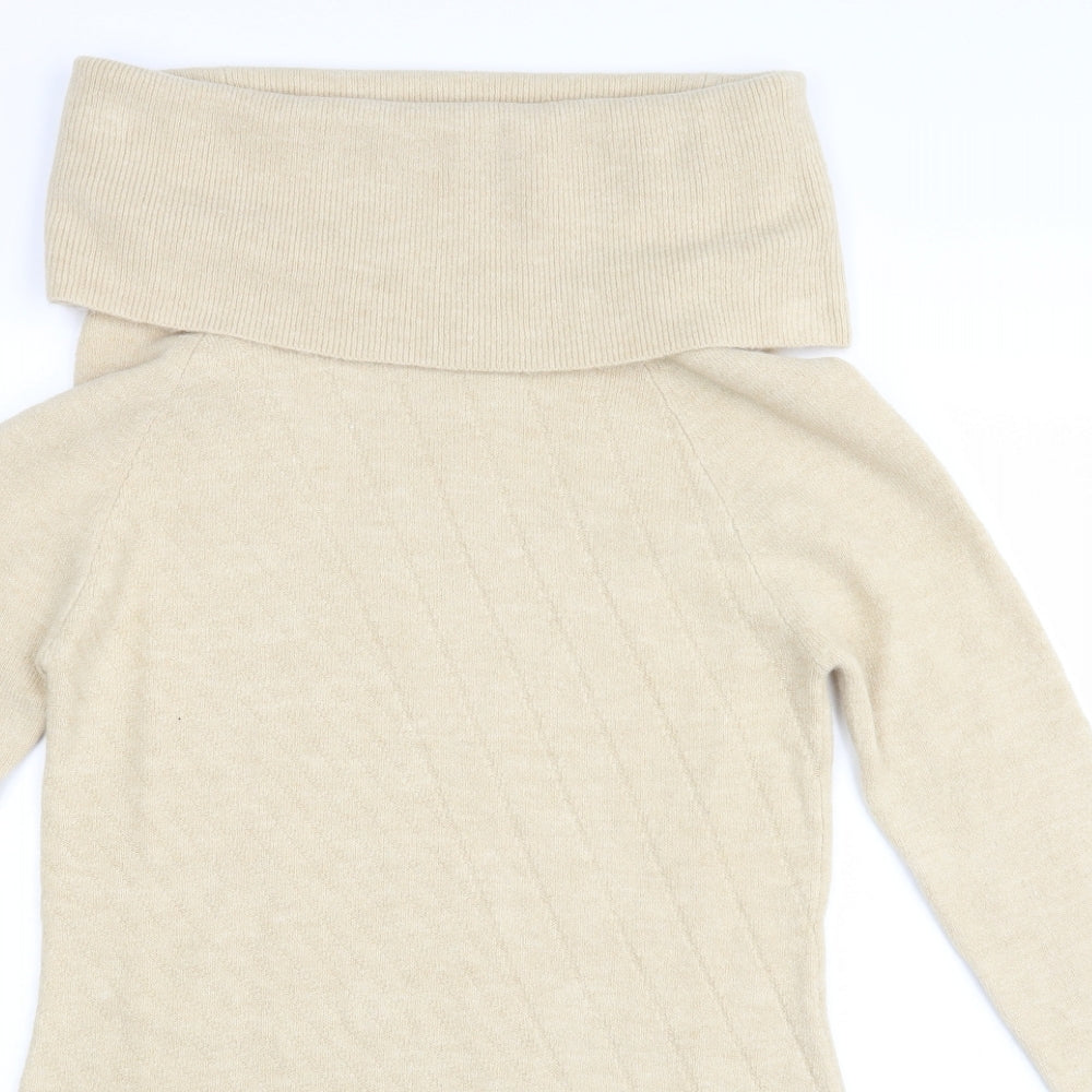 snugg Womens Beige   Jumper Dress  Size 12