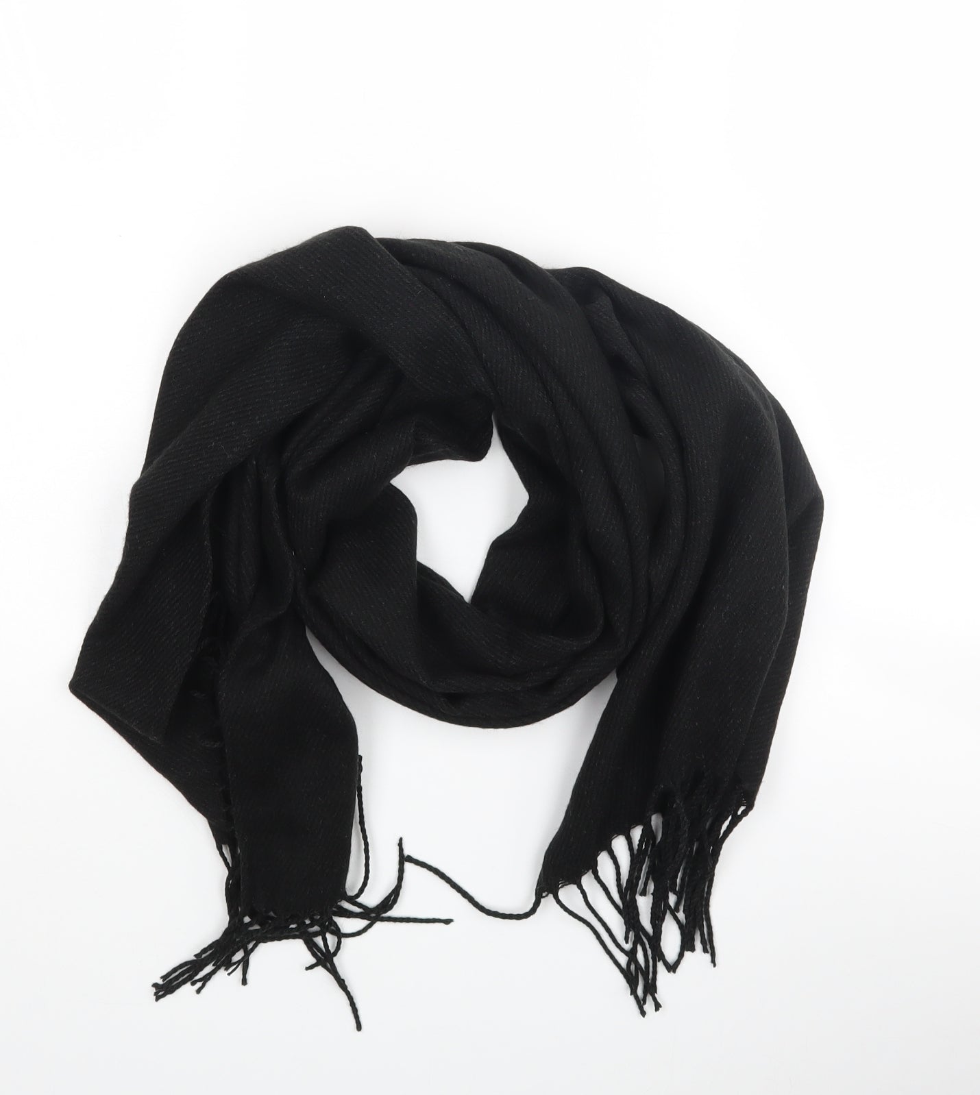 Preworn Womens Black    Scarf