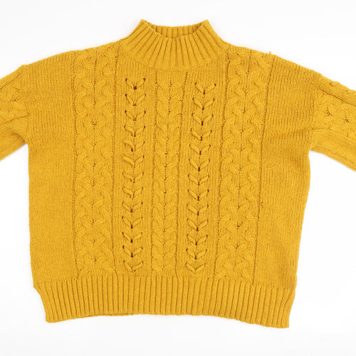 Matalan Womens Yellow   Pullover Jumper Size L