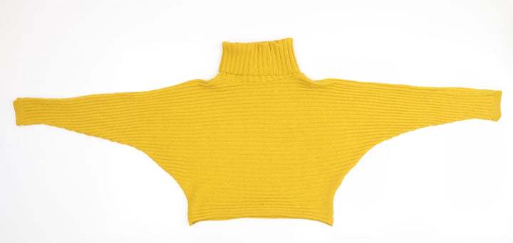 New Look Womens Yellow   Pullover Jumper Size S