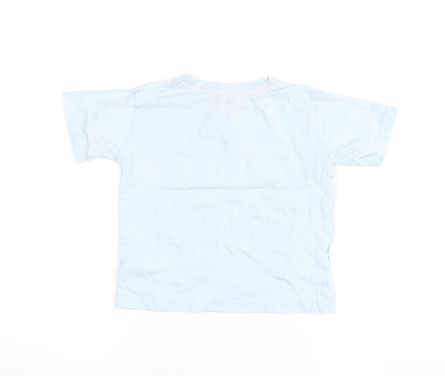 Urban Rascals Girls Blue   Basic T-Shirt Size 3-4 Years