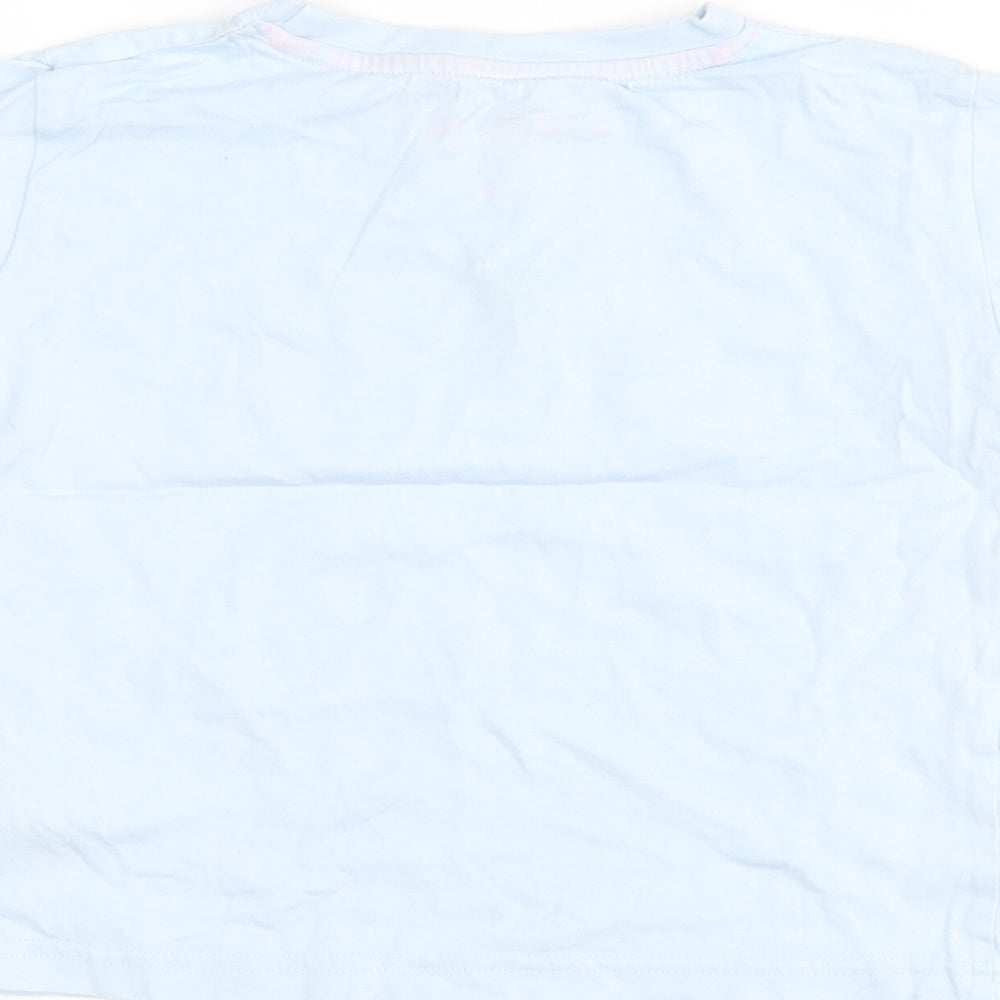 Urban Rascals Girls Blue   Basic T-Shirt Size 3-4 Years