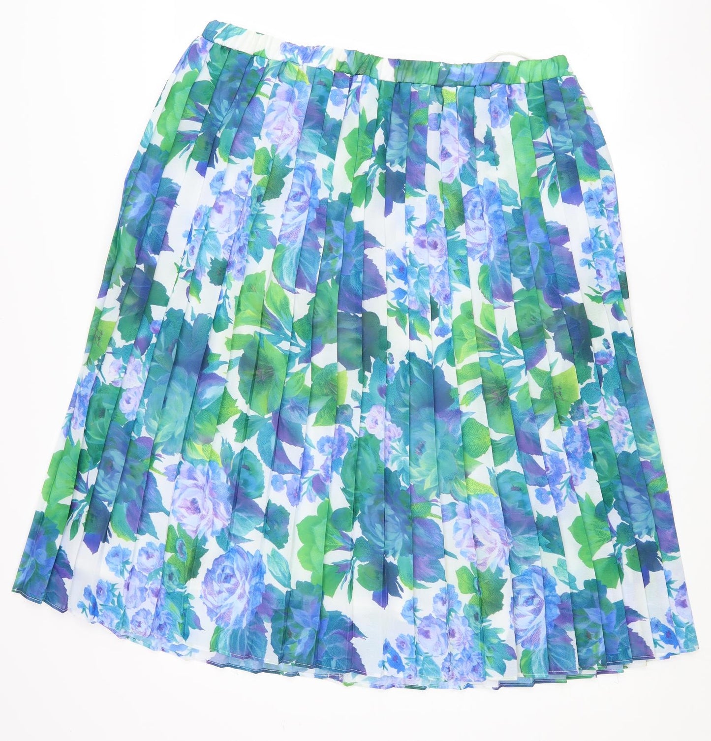 Preworn Womens Multicoloured Floral  Swing Skirt Size 18
