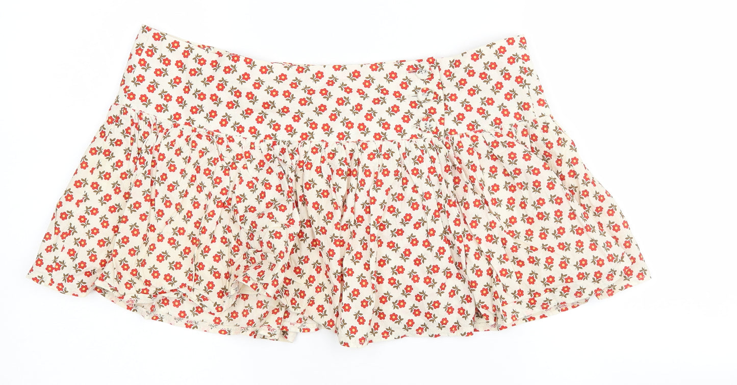 Atmosphere Womens Multicoloured Floral  Mini Skirt Size 12