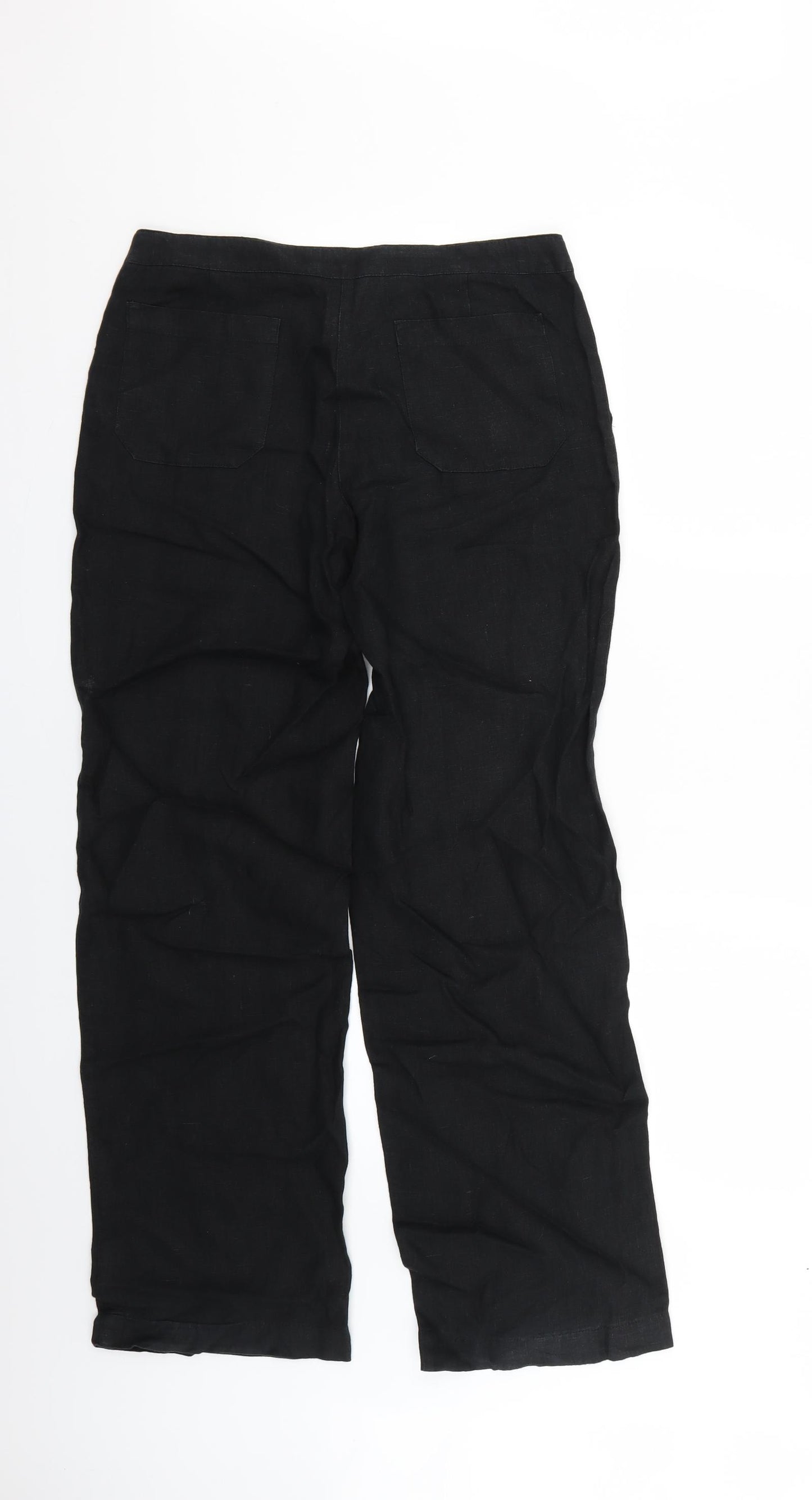 Kookai Womens Black   Trousers  Size 10 L26 in