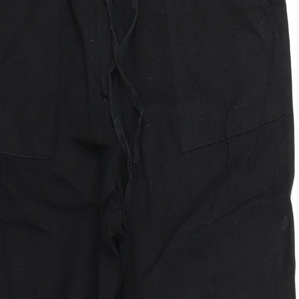 Kookai Womens Black   Trousers  Size 10 L26 in