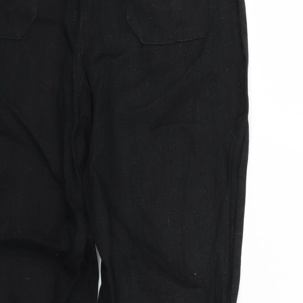 Kookai Womens Black   Trousers  Size 10 L26 in