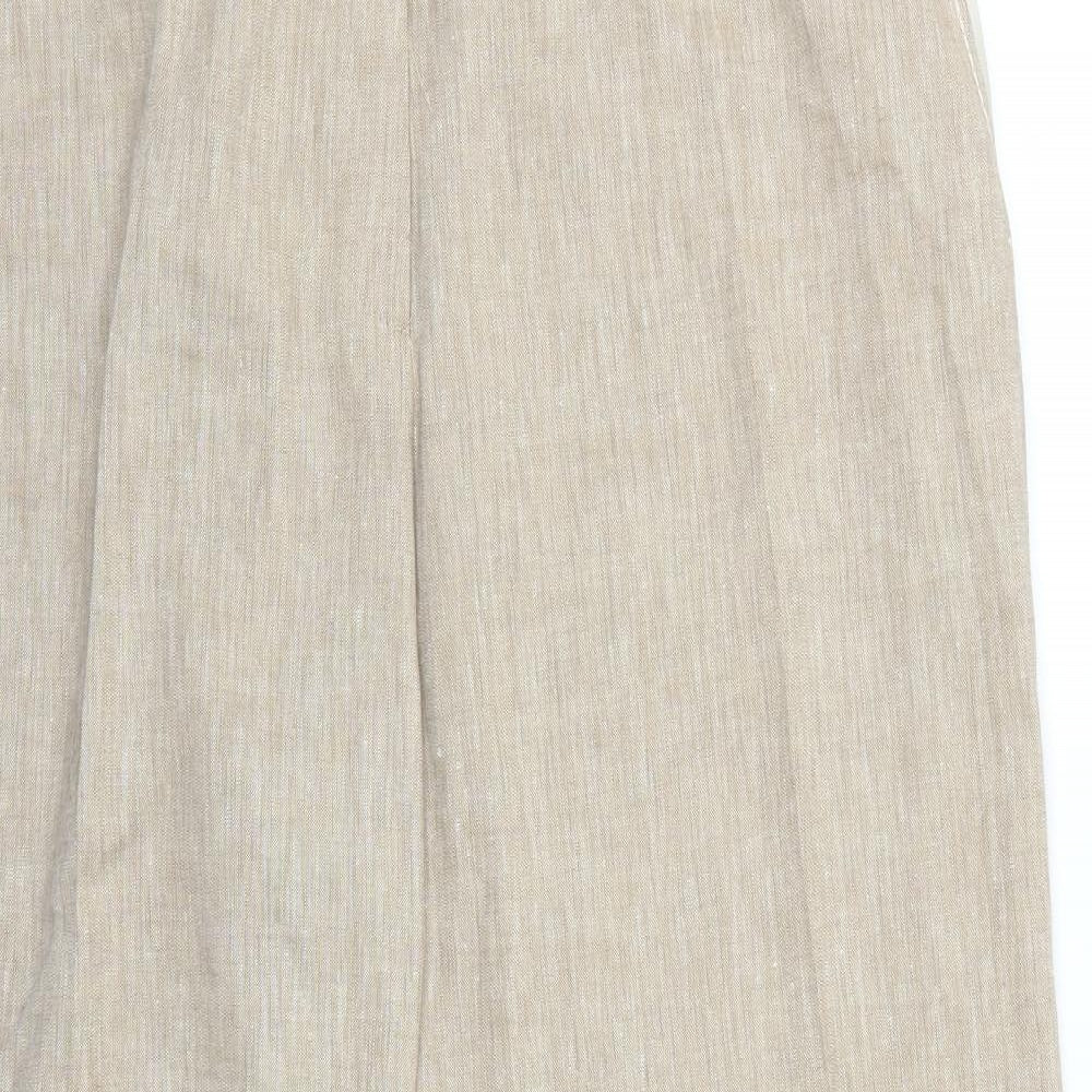 Marks and Spencer Womens Beige   Trousers  Size 20 L30 in