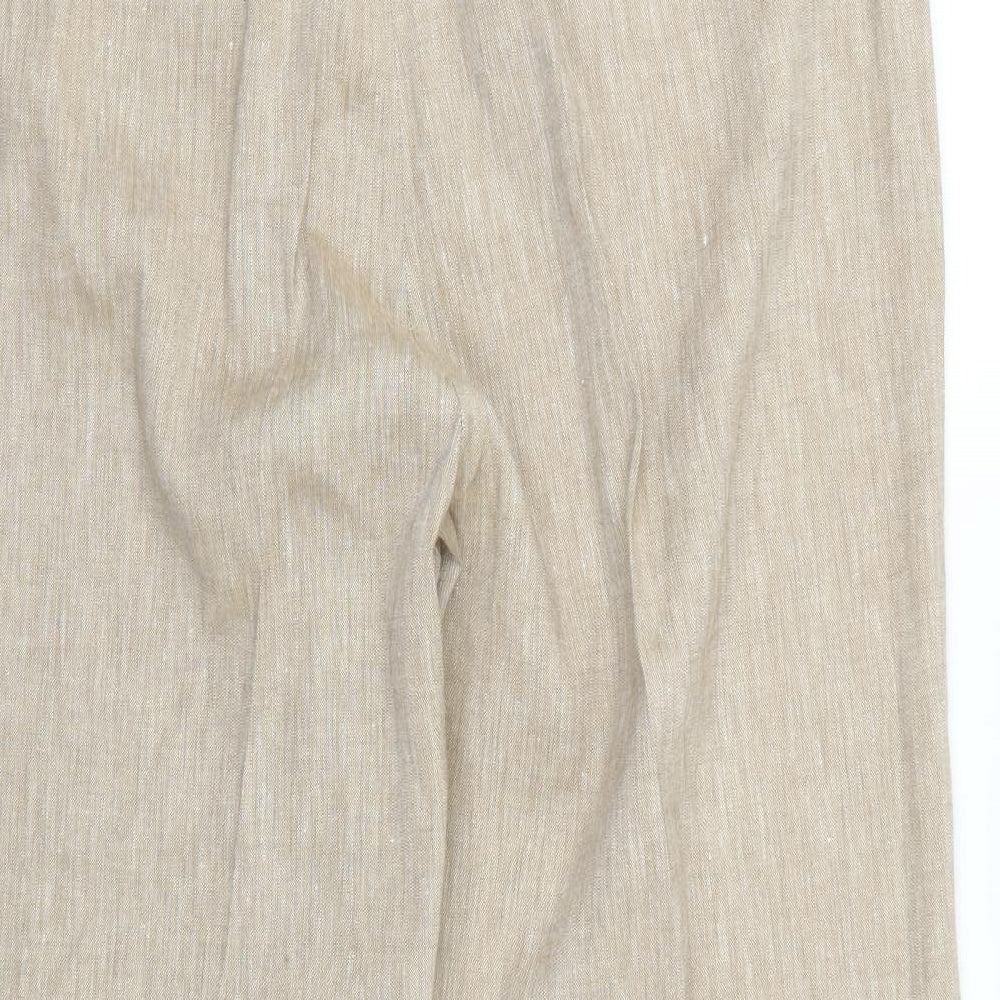 Marks and Spencer Womens Beige   Trousers  Size 20 L30 in