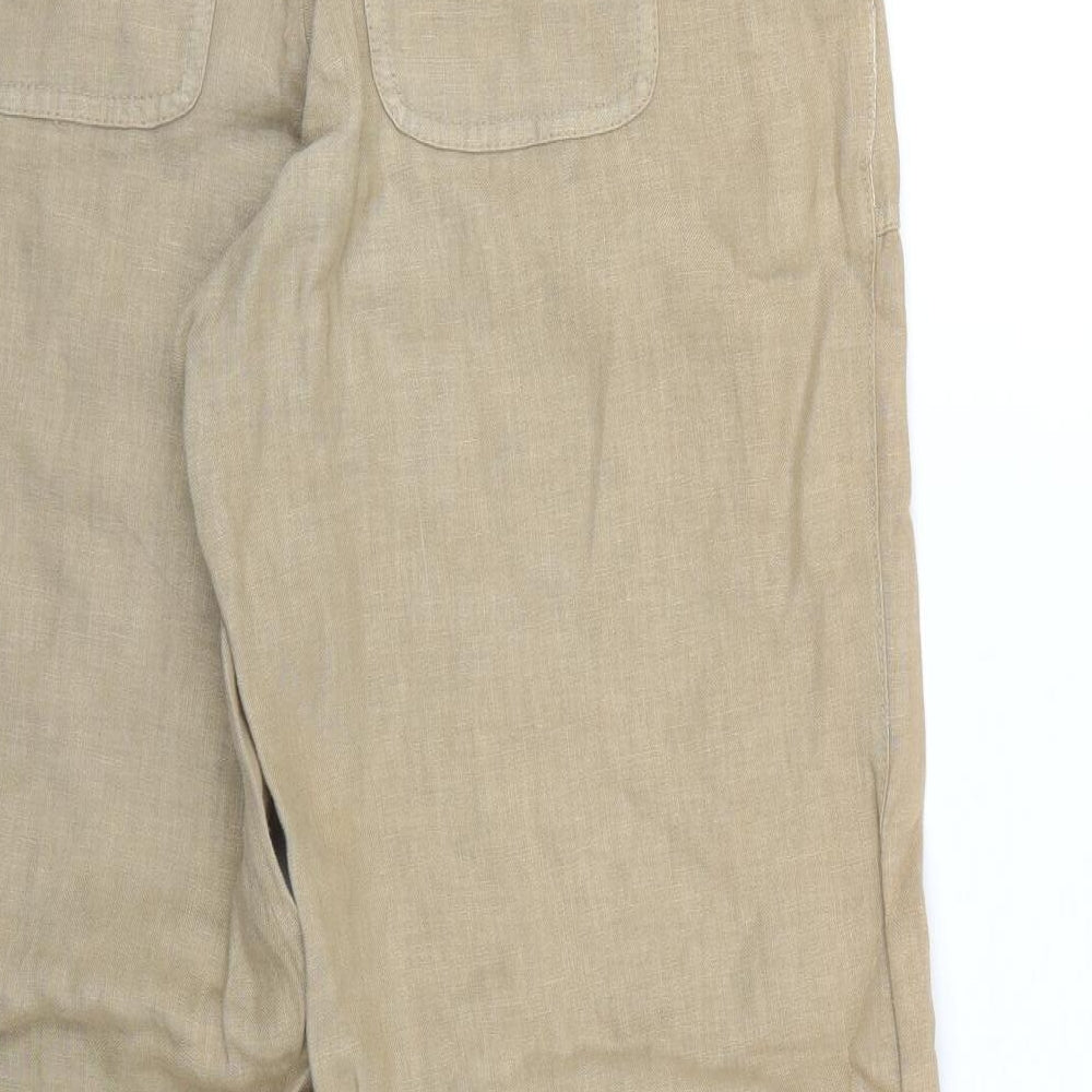 Espirit Womens Beige   Trousers  Size 12 L27 in