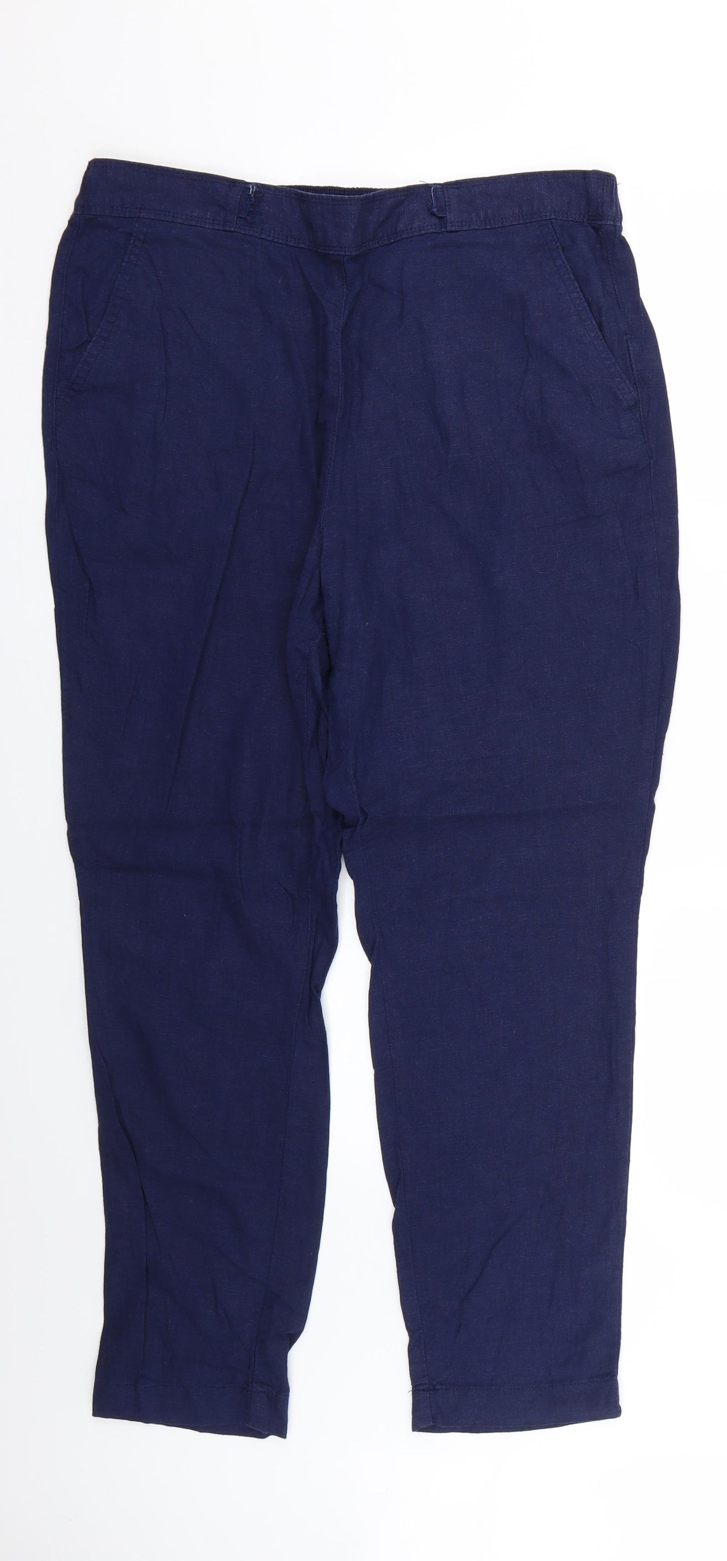 TU Womens Blue   Trousers  Size 18 L25 in