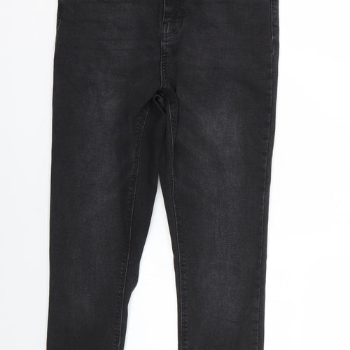 Denim & Co. Womens Black   Skinny Jeans Size 12 L25 in