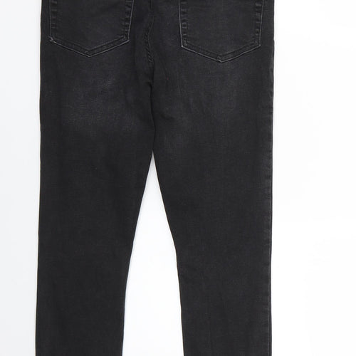 Denim & Co. Womens Black   Skinny Jeans Size 12 L25 in