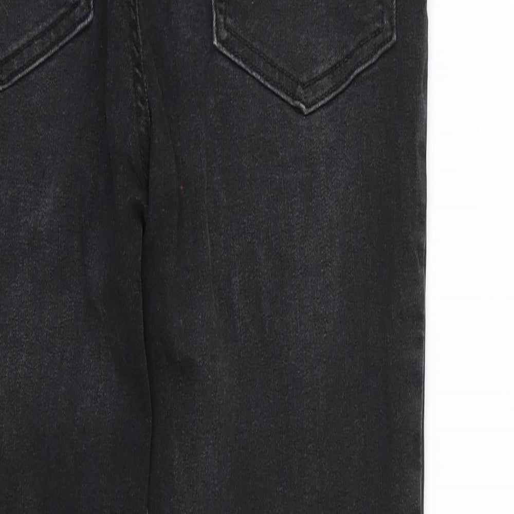 Denim & Co. Womens Black   Skinny Jeans Size 12 L25 in