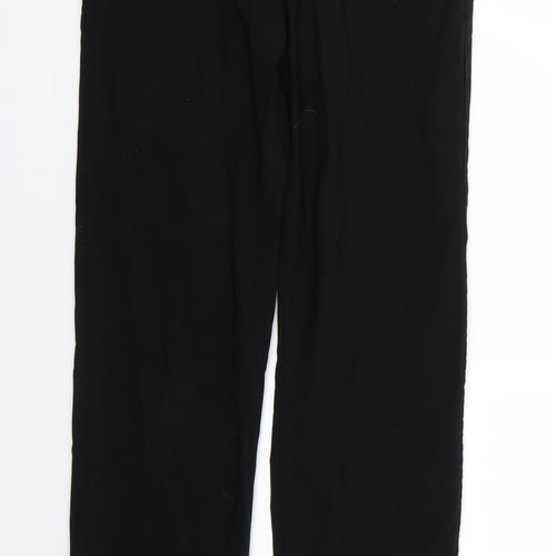 George Girls Black   Cropped Trousers Size 13 Years