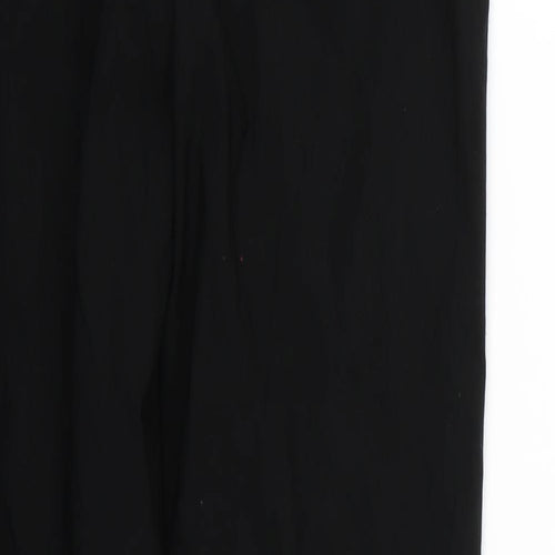 George Girls Black   Cropped Trousers Size 13 Years