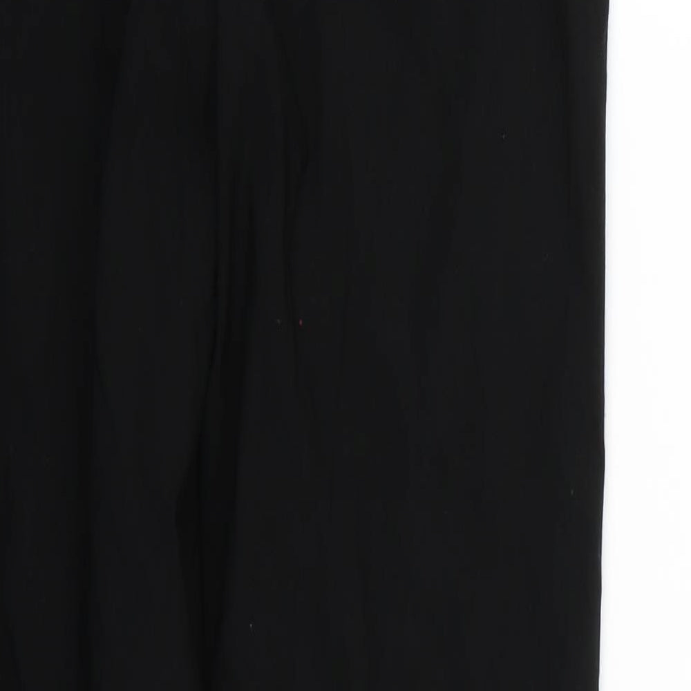 George Girls Black   Cropped Trousers Size 13 Years