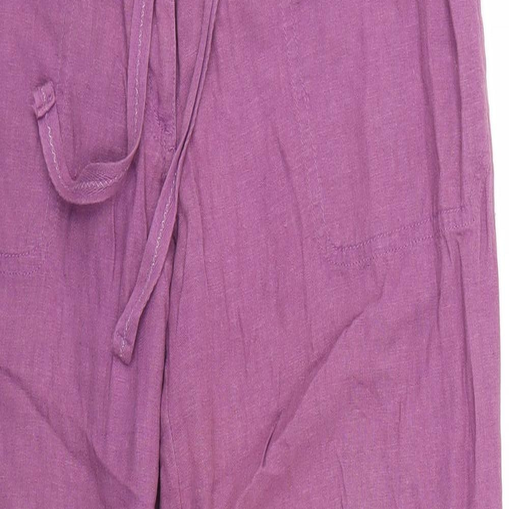 Papaya Womens Pink   Trousers  Size 10 L27 in