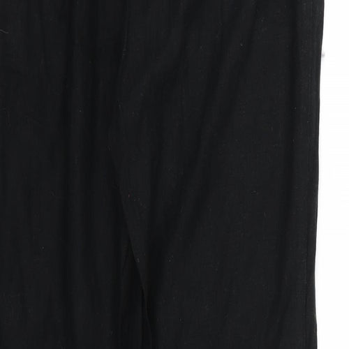 Marks and Spencer Womens Black   Trousers  Size 12 L26 in