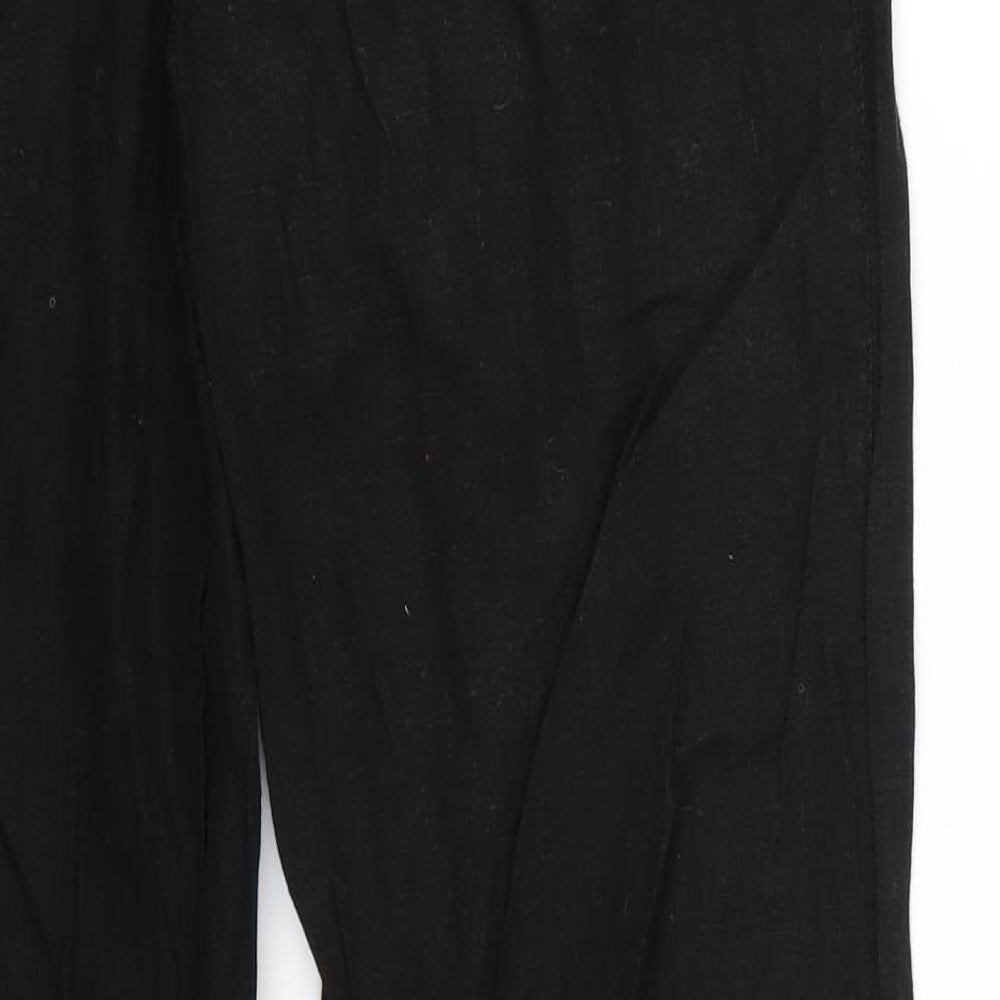 NEXT Womens Black   Trousers  Size 8 L29 in