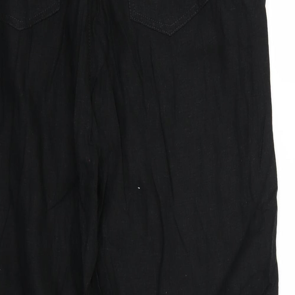 Marks and Spencer Womens Black   Trousers  Size 18 L28 in