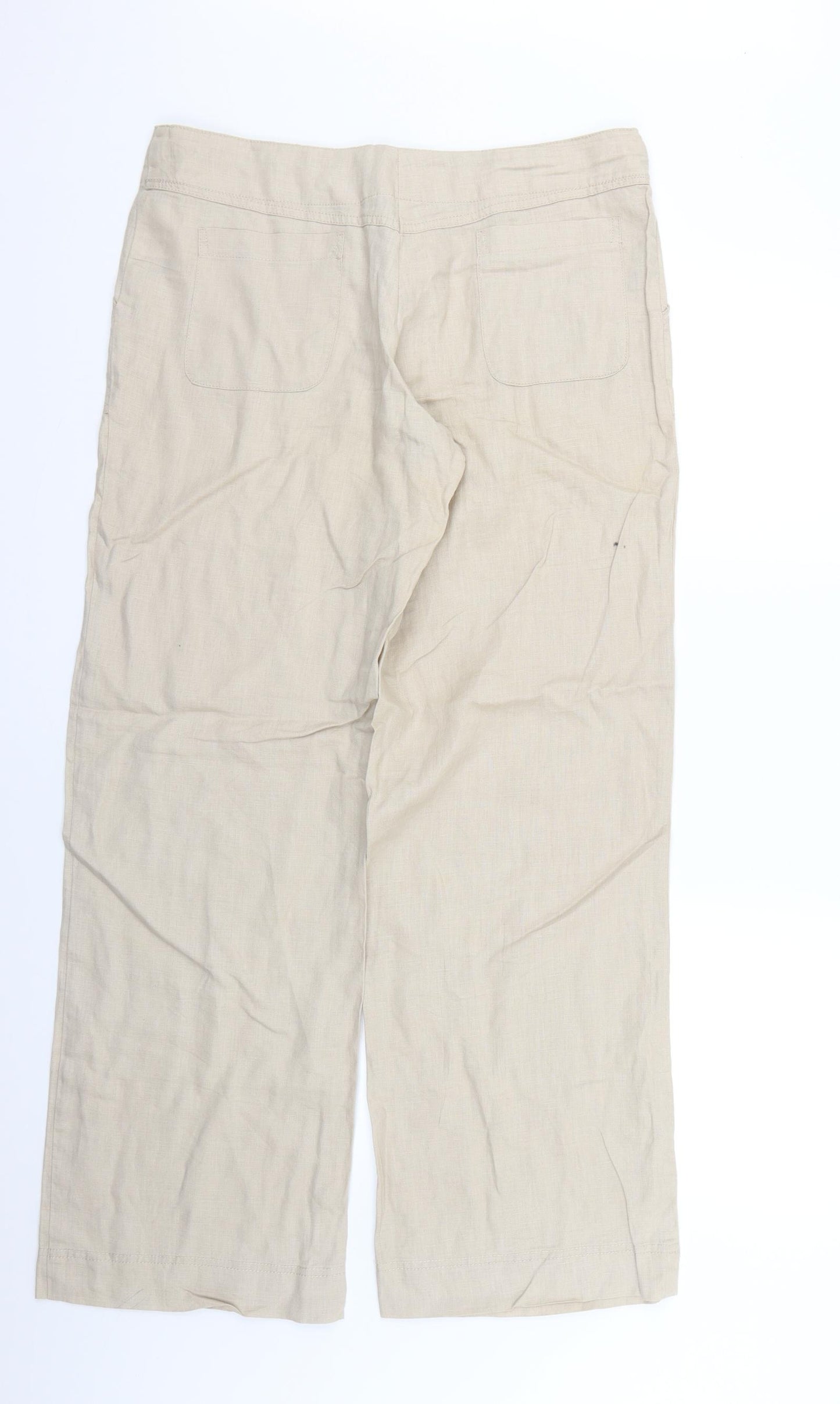 Atmosphere Womens Beige   Trousers  Size 10 L30 in