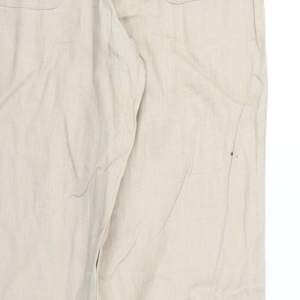 Atmosphere Womens Beige   Trousers  Size 10 L30 in