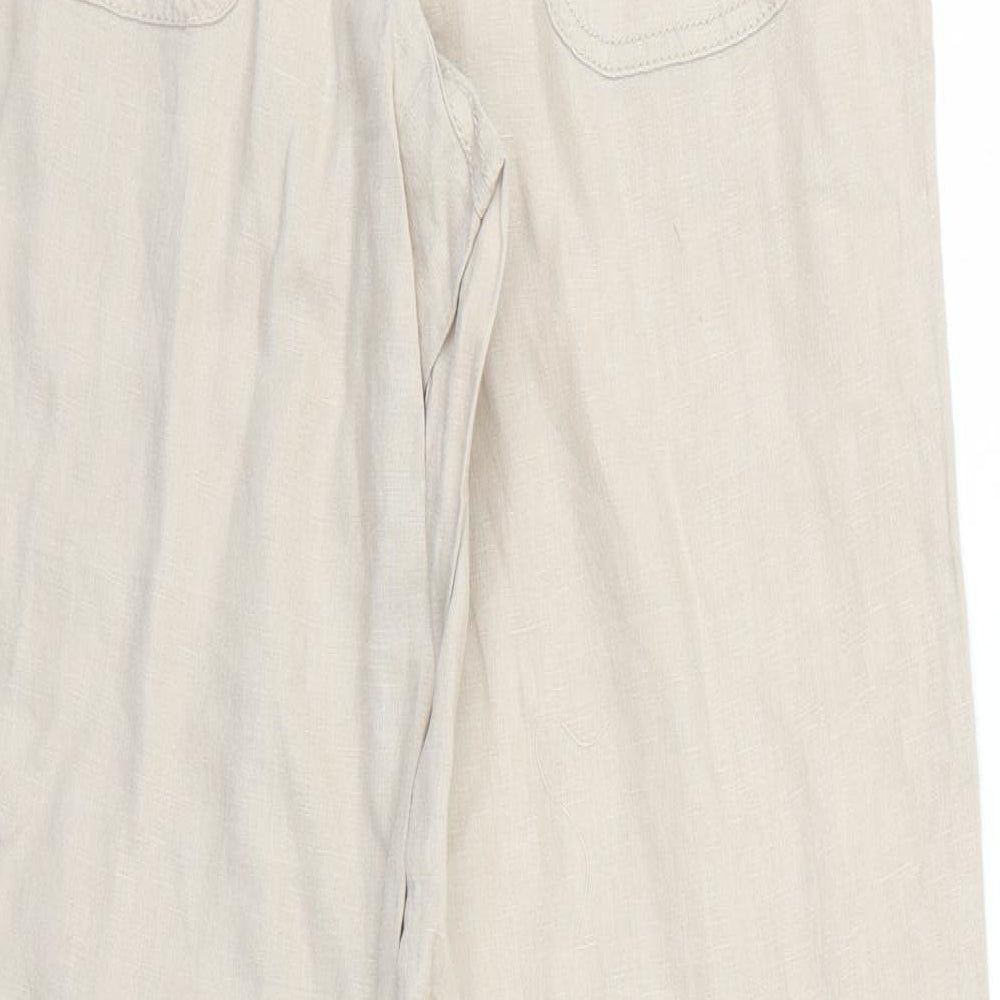 Atmosphere Womens Beige   Trousers  Size 8 L30 in