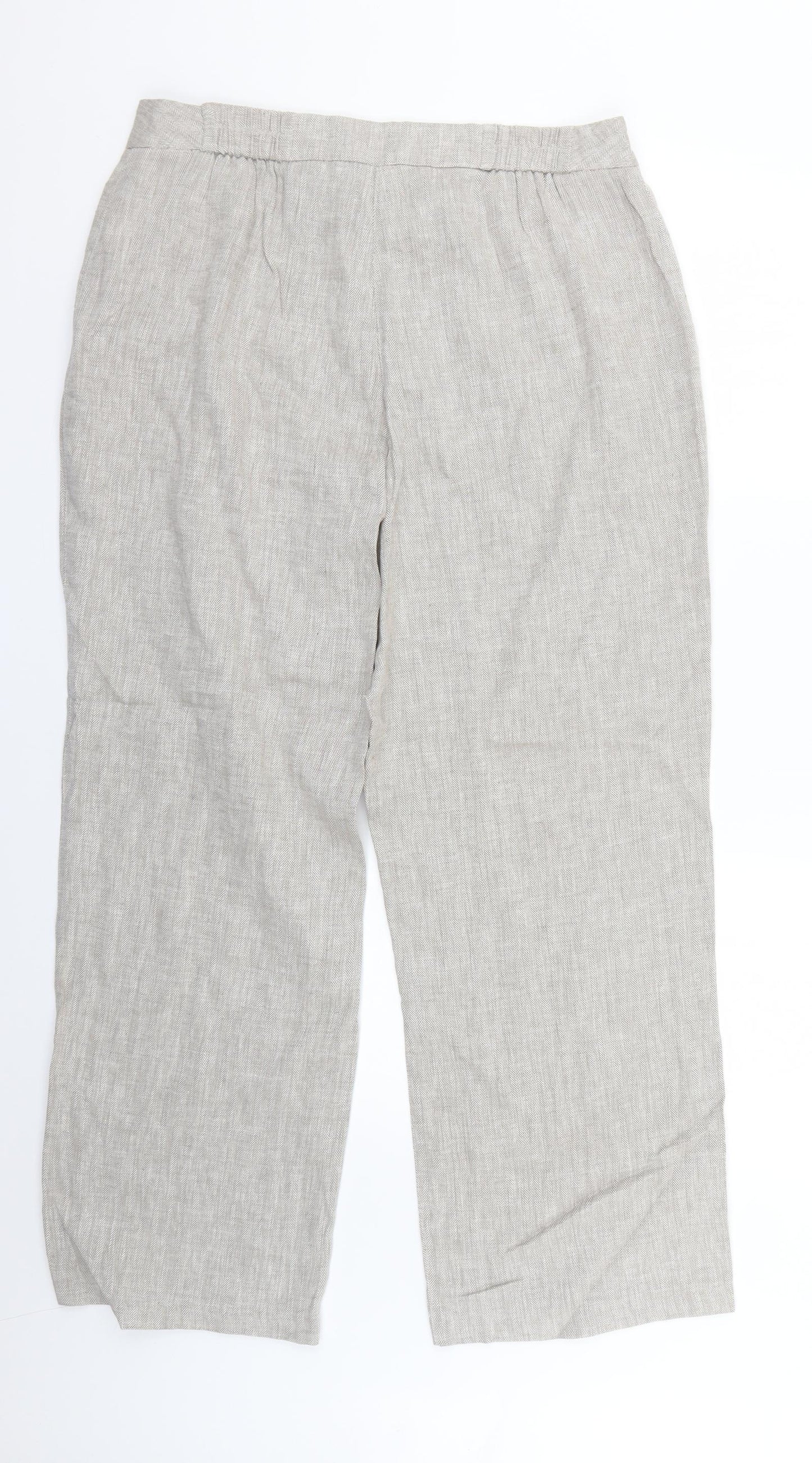 BHS Womens Beige   Trousers  Size 14 L26 in