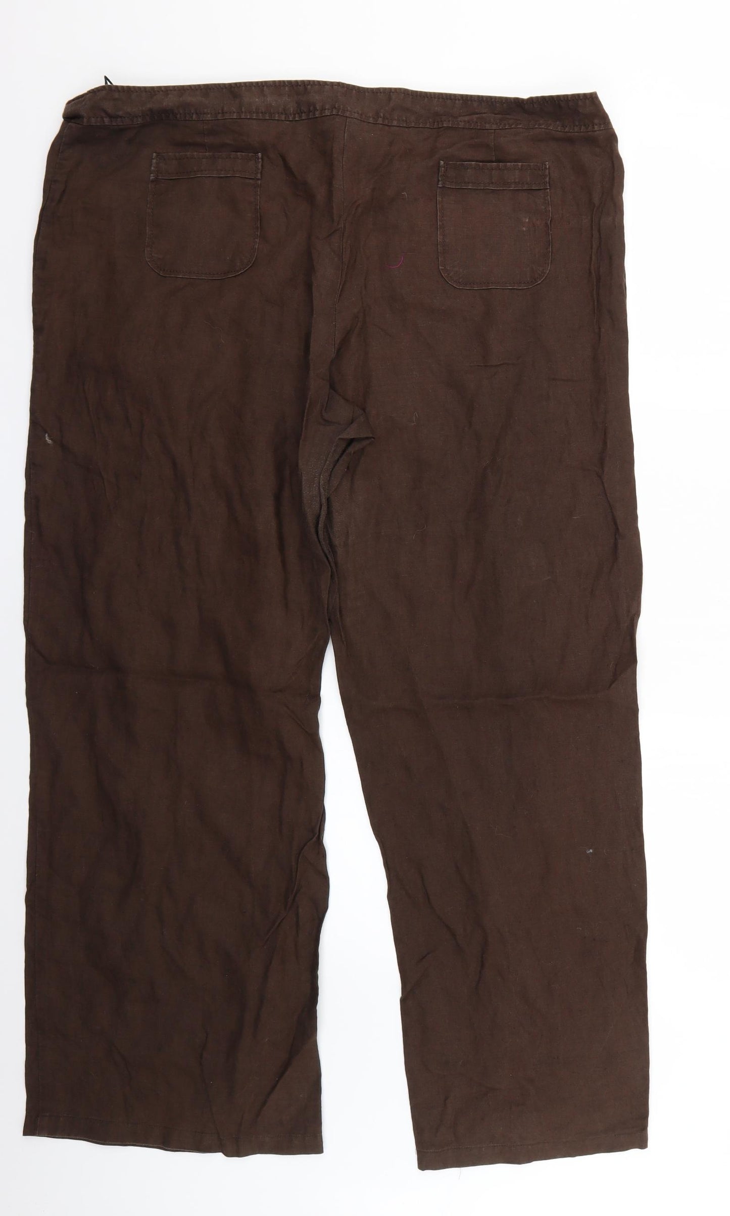 Marks and Spencer Womens Brown   Trousers  Size 20 L27 in