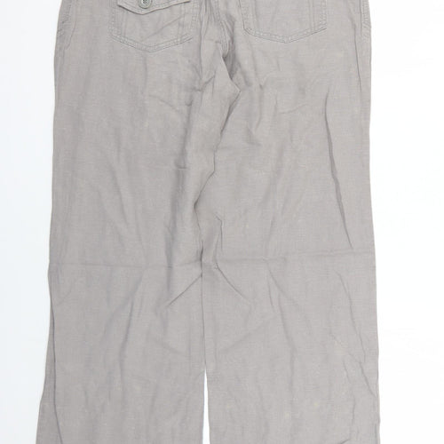 NEXT Womens Beige   Trousers  Size 10 L28 in