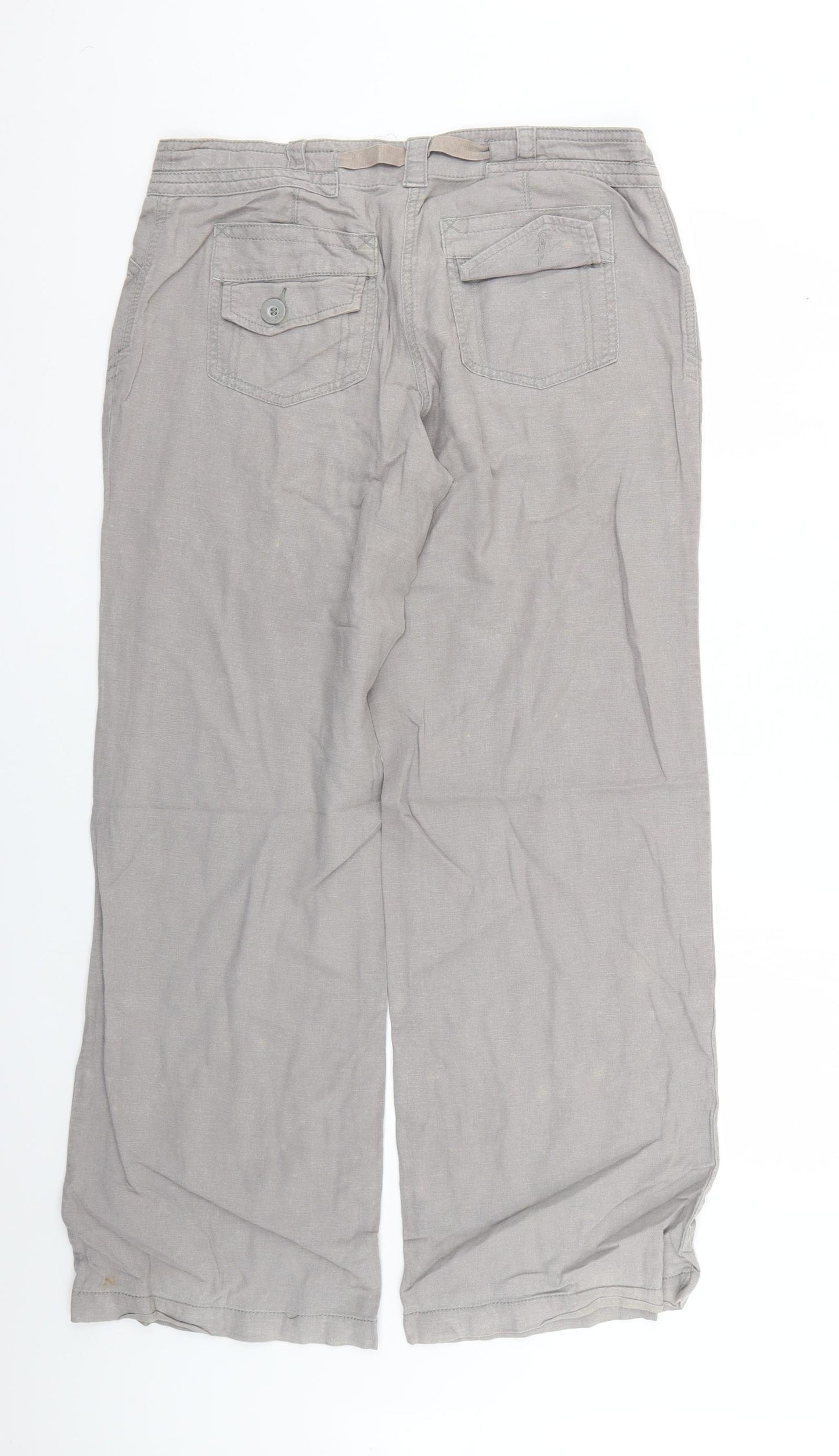 NEXT Womens Beige   Trousers  Size 10 L28 in