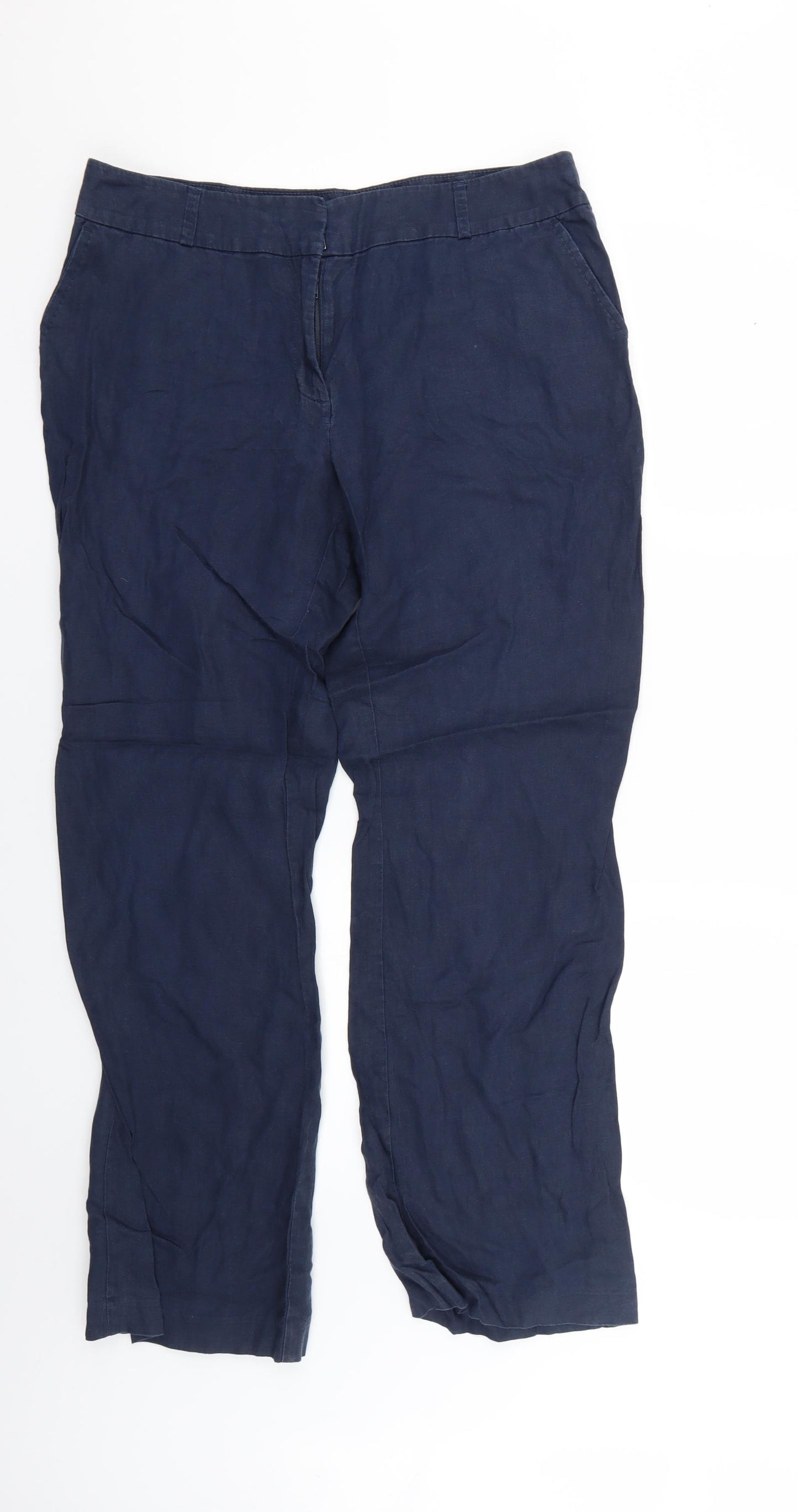 TU Womens Blue   Trousers  Size 12 L24 in