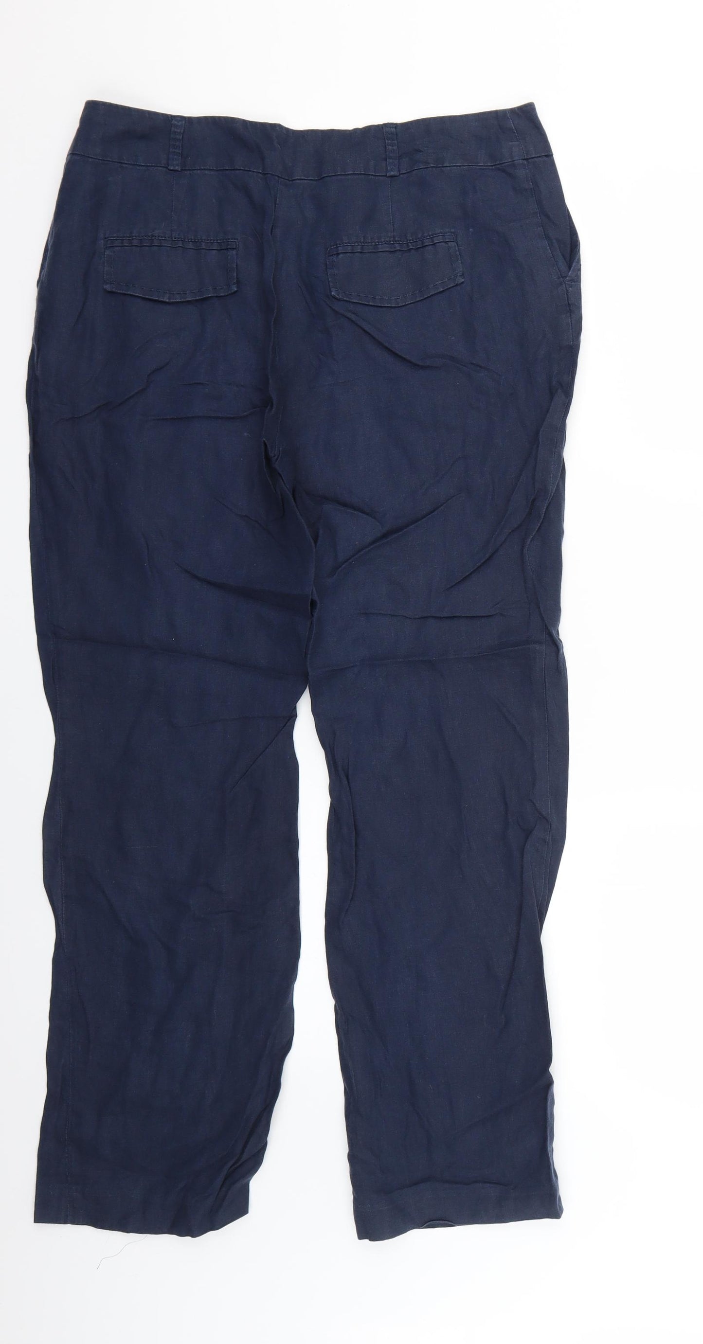 TU Womens Blue   Trousers  Size 12 L24 in
