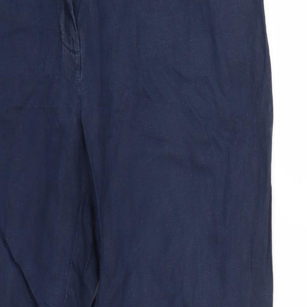 TU Womens Blue   Trousers  Size 12 L24 in