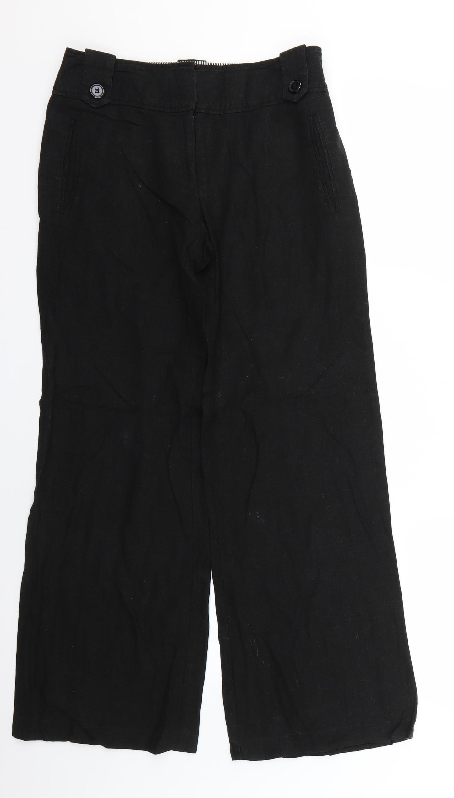 New Look Womens Black   Trousers  Size 6 L26 in