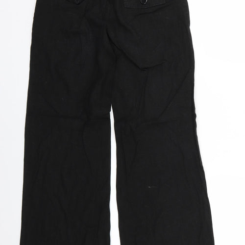 New Look Womens Black   Trousers  Size 6 L26 in