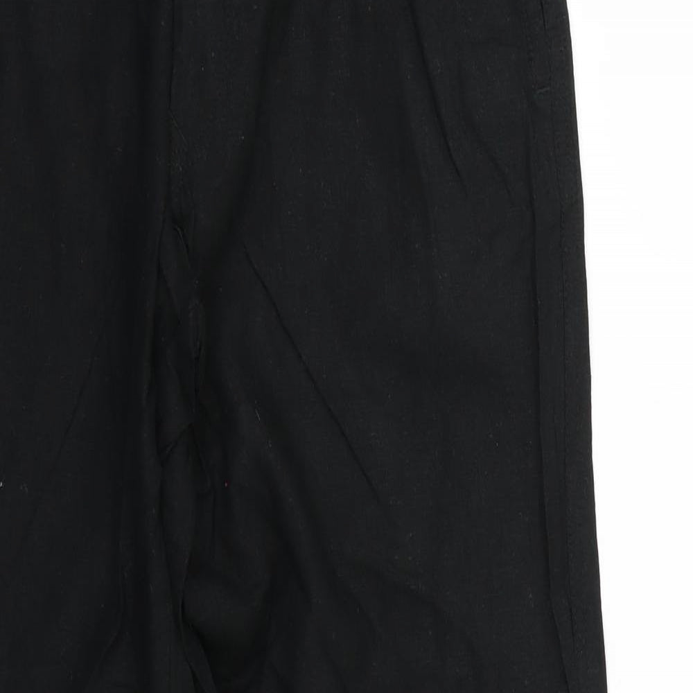 Marks and Spencer Mens Black   Trousers  Size 30 L25 in