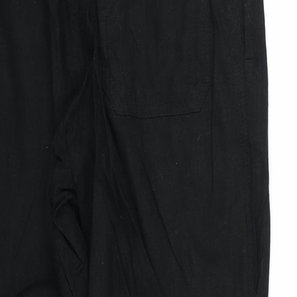 Marks and Spencer Mens Black   Trousers  Size 30 L25 in