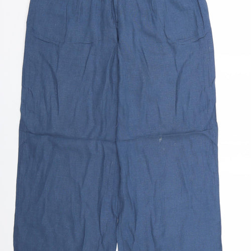 Marks and Spencer Womens Blue   Trousers  Size 14 L26 in