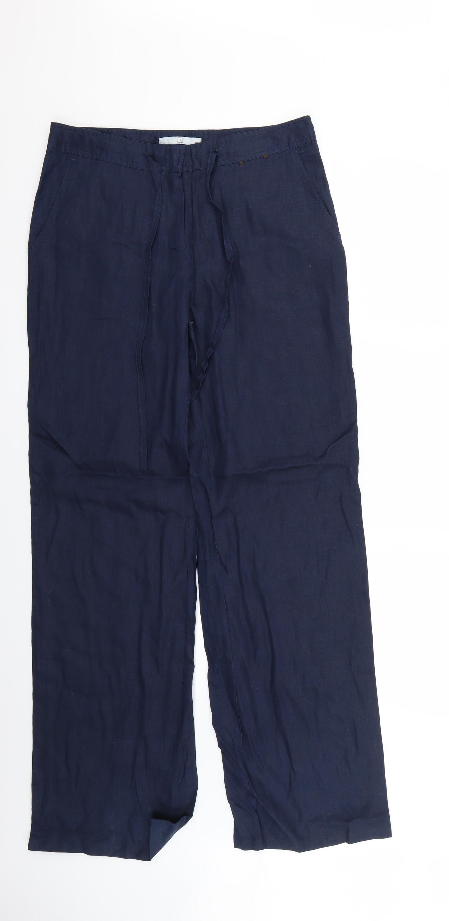 TU Womens Blue   Trousers  Size 10 L29 in