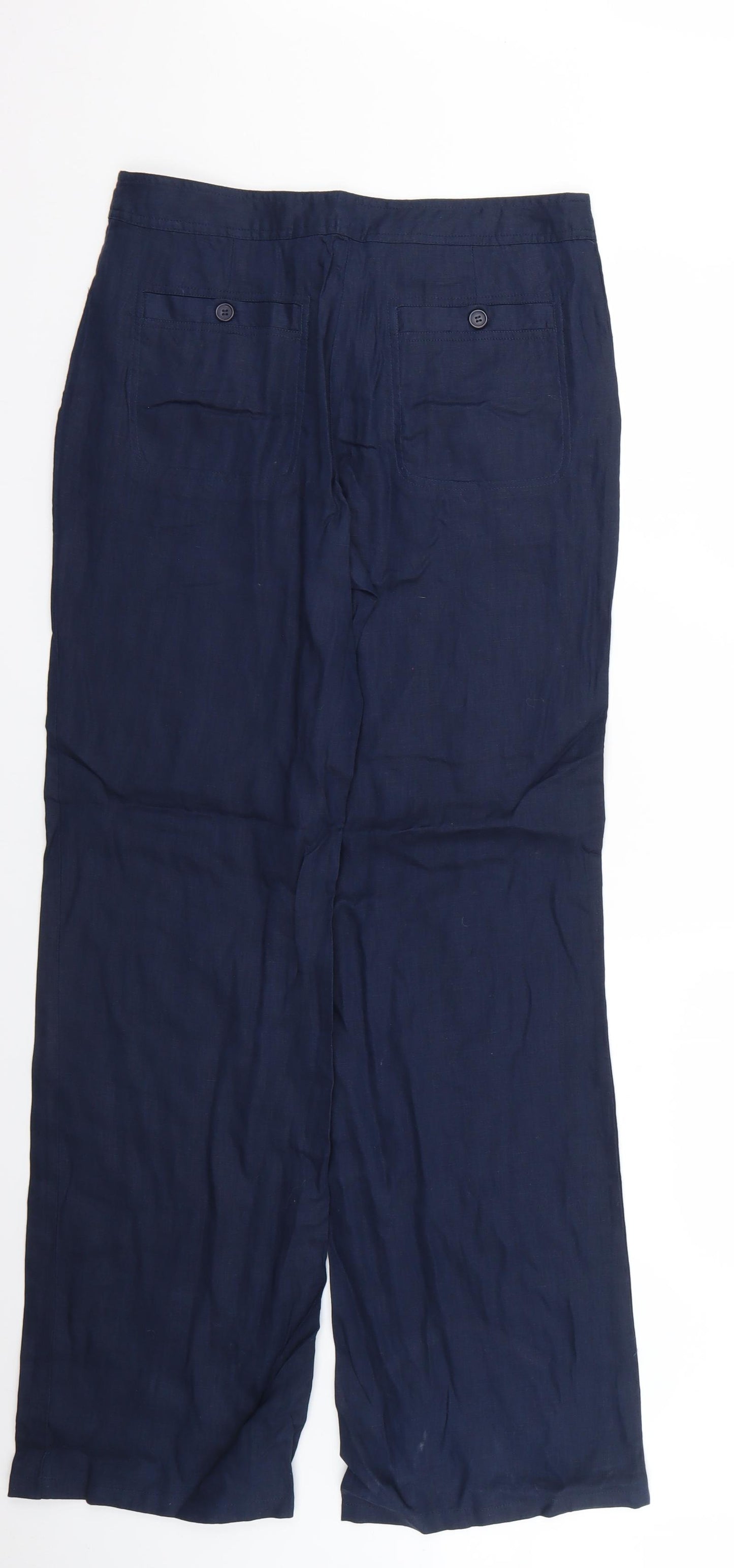 TU Womens Blue   Trousers  Size 10 L29 in