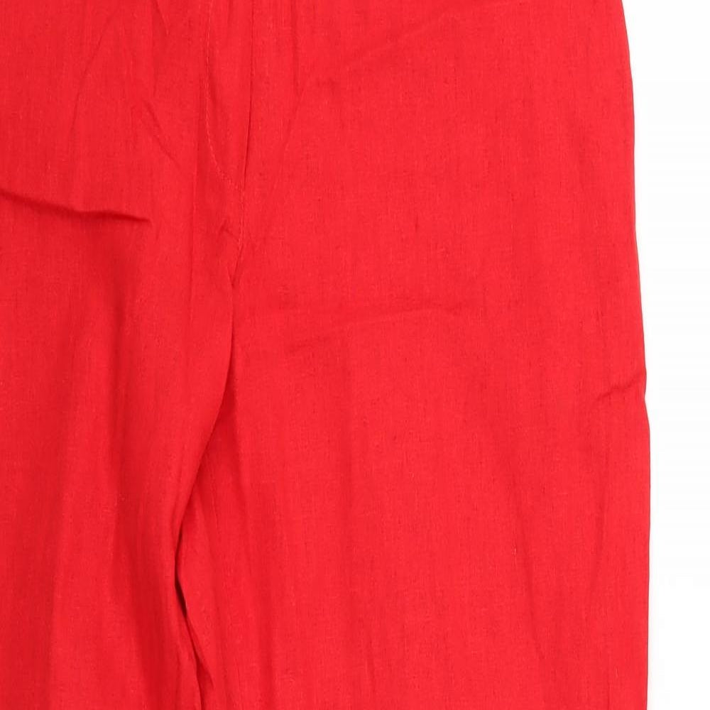 Atmosphere Womens Red   Trousers  Size 14 L28 in