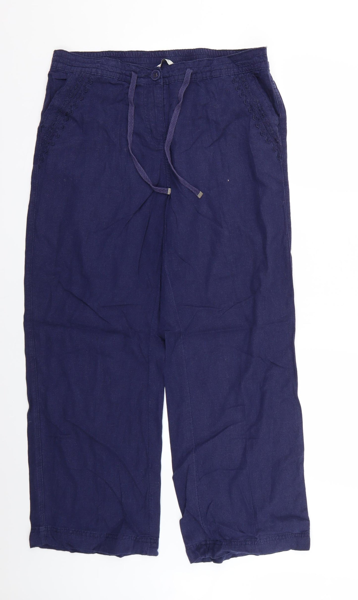 George Womens Purple   Trousers  Size 14 L27 in